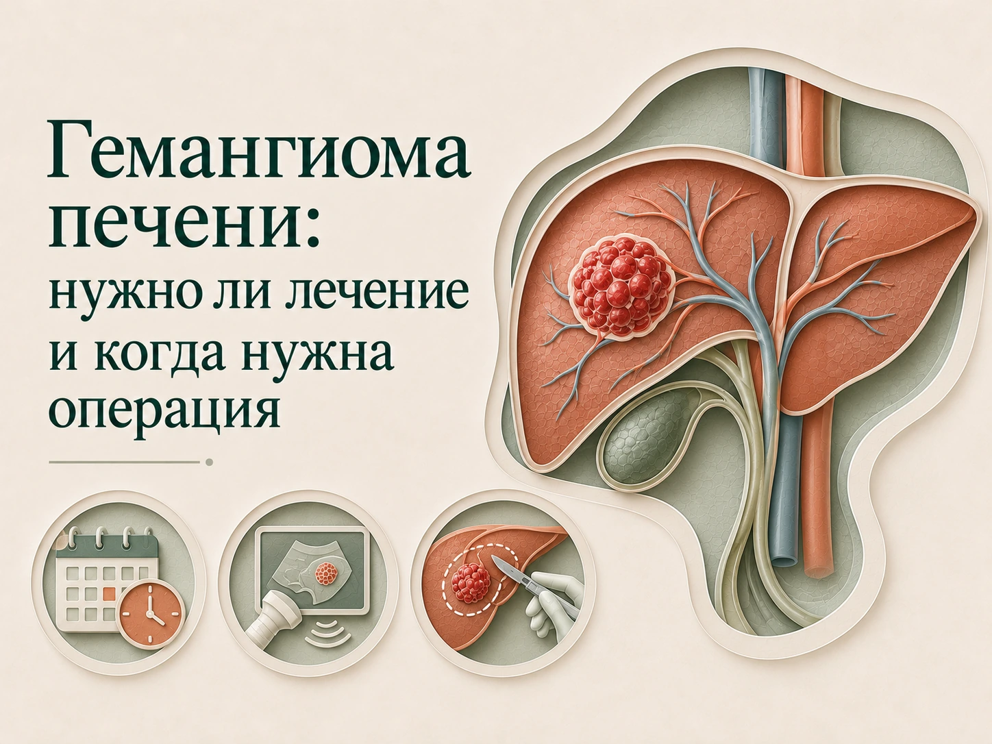 Иллюстрация к статье «Гемангиома печени: нужно ли лечение и когда нужна операция»